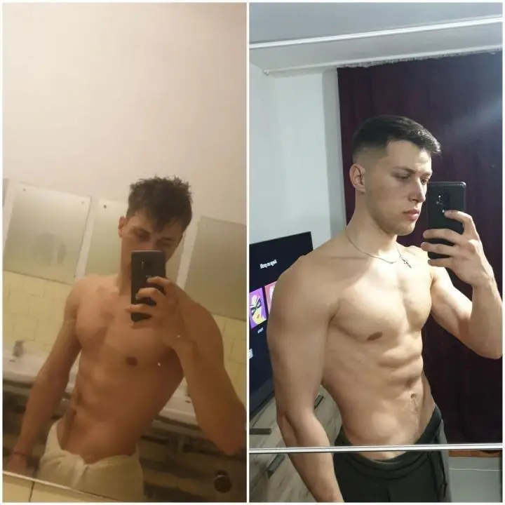 Transformare client, înainte și după